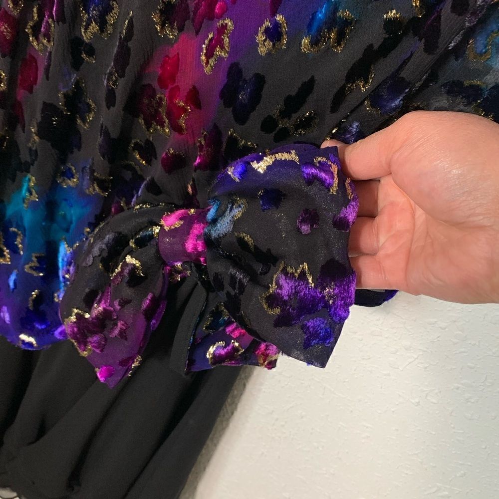 Judy Hornby 1980s multi color formal silk blend - Picture 10 of 10